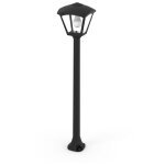 Lampadaire d'extrieur led 'giaffa / roby' de fumagalli 94, 5 cm - noir