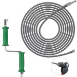 Furet deboucheur canalisation 10 m, diam�tre 6 mm, spirale de nettoyage de canalisations, spirale de ...