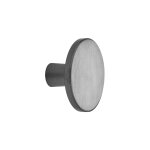 Plaque - bouton 42mm 91 titane bross� - plaque - bouton de petite taille