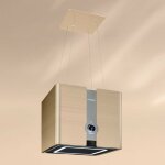 Klarstein - futurelight smart hotte d'�lot � recyclage d'air 420 m� / h led acier inoxydable