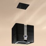 Klarstein - futurelight smart hotte d'�lot � recyclage d'air 420 m� / h led acier inoxydable
