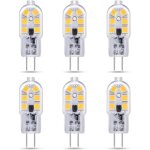 G4 led 2w 12v ac / dc blanc froid 6000k pour hotte aspirante, 200lm, quivalent ampoule halogne g4 10w ...