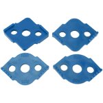 Gabarit d'angle r, localisateur d'angle rond en plastique abs 4pcs pour cadre photo � angle droit (bleu) ...