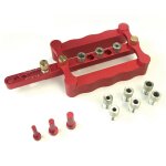 Gabarit de centrage automatique guide de forage de goujon pour le travail du bois localisateur de trous ...