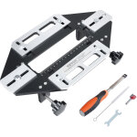 Vevor gabarit de charniere dissimulee 5x2 cm gabarit de percage gache de serrure en alliage dealuminium ...