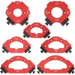 Gabarits de fraisage en alliage d'aluminium rayon jig routeur pochoir corner rayon jig pour le travail ...