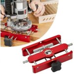 Gabarit � mortaiser de pr�cision et gabarit de menuiserie 2 en 1 pour localiser les perforations, connecteur ...