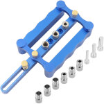 Gabarit de per�age autocentrant pour tourillons 6 / 8 / 10 mm, kit d'outils � main pour le travail du ...