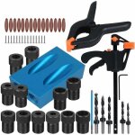 Gabarit de percage oblique 57pcs, guide per�age bois, gabarit de trou de poche set, guide per�age avec ...