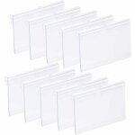Gabrielle 100pcs porte - �tiquette transparent en plastique, porte - �tiquettes en pvc supports d'�tiquettes ...