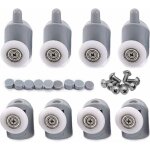 Gabrielle - 8 pcs 23mm galet rouleau, roulette roue pour porte de douche, roulettes coulissantes porte ...