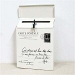 Gabrielle bo�te aux lettres verrouillable en fer bo�te aux lettres murale vintage letter post mailbox ...