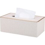 Gabrielle - bote  mouchoirs en cuir pu, porte - mouchoirs rectangulaire, distributeur de mouchoirs ...