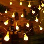 Guirlande lumineuse guirlande lumineuse led  piles petites boules blanc chaud dcoration romantique ...
