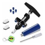 Gabrielle kit de coupe - verre professionnel 2 en 1 avec 2 ttes de coupe en mtal dur de 3  15 mm et ...