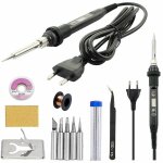 Nouveau fer  souder lectrique  temprature rglable 220 v 110 v 60 w 80 w poste de reprise de soudure ...