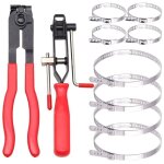 Gabrielle pince pour collier de serrage, 2 pinces pinces collier cardan et pince colliers bandes  sertir ...