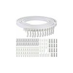 Gabrielle rail de rideau incurv au plafond pliable de 5 mtres rail de rideau incurv flexible pour ...