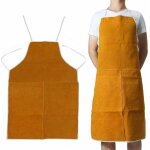 Gabrielle tabliers en cuir de vache de soudure protection d'isolation thermique soudeurs forgeron 70x100 ...