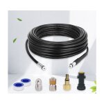 Tuyau débouche canalisation pour karcher, kit de nettoyage du tuyau de vidange du nettoyeur haute pression ... Tuyau débouche canalisation pour karcher, kit de nettoyage du tuyau de vidange du nettoyeur haute pression ...