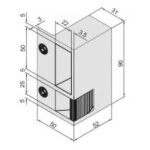 Gache elec. plaque . vega lg. 90gt g