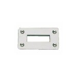 Gâche platine pour verrou 1141s - assa abloy bezault argent Gâche platine pour verrou 1141s - assa abloy bezault argent