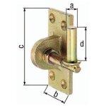 Gah - gond à visser sur support 16x45 mm, galvanisé à chaud, réglable de 20 mm (par 6) Gah - gond à visser sur support 16x45 mm, galvanisé à chaud, réglable de 20 mm (par 6)
