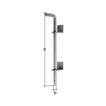 Gah - alberts vanne de sol l400xs16mm sta galvanis a bolz. - tor 30mm - 211011