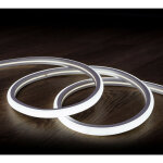 Ruban led n�on dimmable 220v blanc froid semi - circulaire 180 7. 5w / m coupe 100cm ip67 sur mesure ...