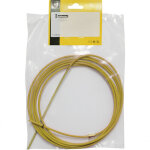Gaine teflon gys pour fil en aluminium � 0, 6 � 1, 6 mm, jaune, 4 m�tres