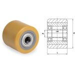 Galet 82 x 70 polyurthane corps acier alsage (al) : 17 mm
