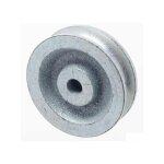 Galet pour poulie enrouleur de cble en fonte  40mm pour cble largeur max. 5mm porte roulette corde ...