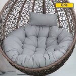 Galette de chaise coussin rond coussin de chaise capitonn� arrondi coussin de sol �pais couleur unie ...
