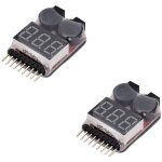 Galozzoit - 2pcs rc lipo batterie moniteur alarme testeur checker basse tension alarme buzzer avec indicateur ... Galozzoit - 2pcs rc lipo batterie moniteur alarme testeur checker basse tension alarme buzzer avec indicateur ...