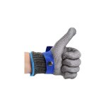 Gants de manutention - gants rsistants aux coupures en acier inoxydable gant de travail de scurit ...