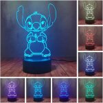 De nuit led dessin animé anime stitch chiot poupée créative 3d lampe de table flash lave lumières bébé ... De nuit led dessin animé anime stitch chiot poupée créative 3d lampe de table flash lave lumières bébé ...