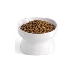 Gamelles surleves en cramique pour chat, ensemble de gamelles inclines pour nourriture et eau pour ...