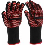 Gants de barbecue, 1 paire - gants de four anti - chaleur jusqu' 800c, gants de cuisine rsistant  ...