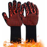 Gants de barbecue anti - chaleur 1 paire gants de four silicne antidrapant jusqu' 800c universel ...
