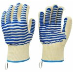 Gants de barbecue ignifuges r�sistants � la chaleur gants de cuisine antid�rapants en silicone anti - ...