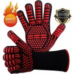 Gants de barbecue en silicone antidrapants en407 pour barbecue, four, four, gants de cuisson rsistants ...