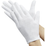 Gants de coton blanc , blanc gants de travail 12 paires 9inch pour bijoux inspection main hydratant mariage ...
