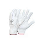 Gant cuir blanc singer tout fleur de bovin - manutention l�g�re � sec - taille 11 - 50f11