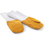Gants de cuisine en cuir de protection thermique 2 pi�ces.