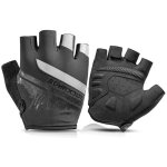 Gants de cyclisme antidrapants sans doigts l, noirs