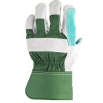 Lot de 60 - gants manutention docker cro�te vachette renfort cro�te verte taille 10