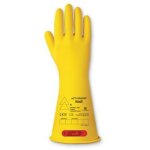 Gants pour �lectriciens isol�s ansell rig014y, taille 12, s�curit� �lectrique, 1 paire, jaune ( prix ...