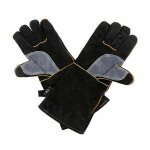 Gants rsistants au feu et  la chaleur extrmes, cuir avec coutures en kevlar, parfaits pour chemine, ...