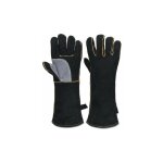 Gants rsistants au feu et  la chaleur extrmes, cuir avec coutures en kevlar, parfaits pour chemine, ...
