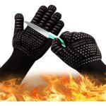 Gants de four 1472  f gants rsistants  la chaleur, gants de gril rsistants aux coupures, gants de ...